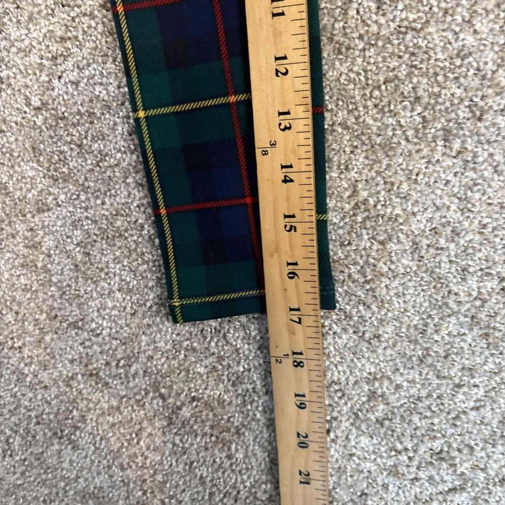 Children's Place‎ Girls Perfect Ponte Pants 5 NWT Spruce Plaid Stretch Skinny